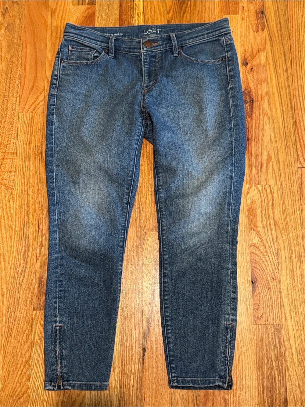 LOFT size 6 Women's Dark Blue Skinny Jeans